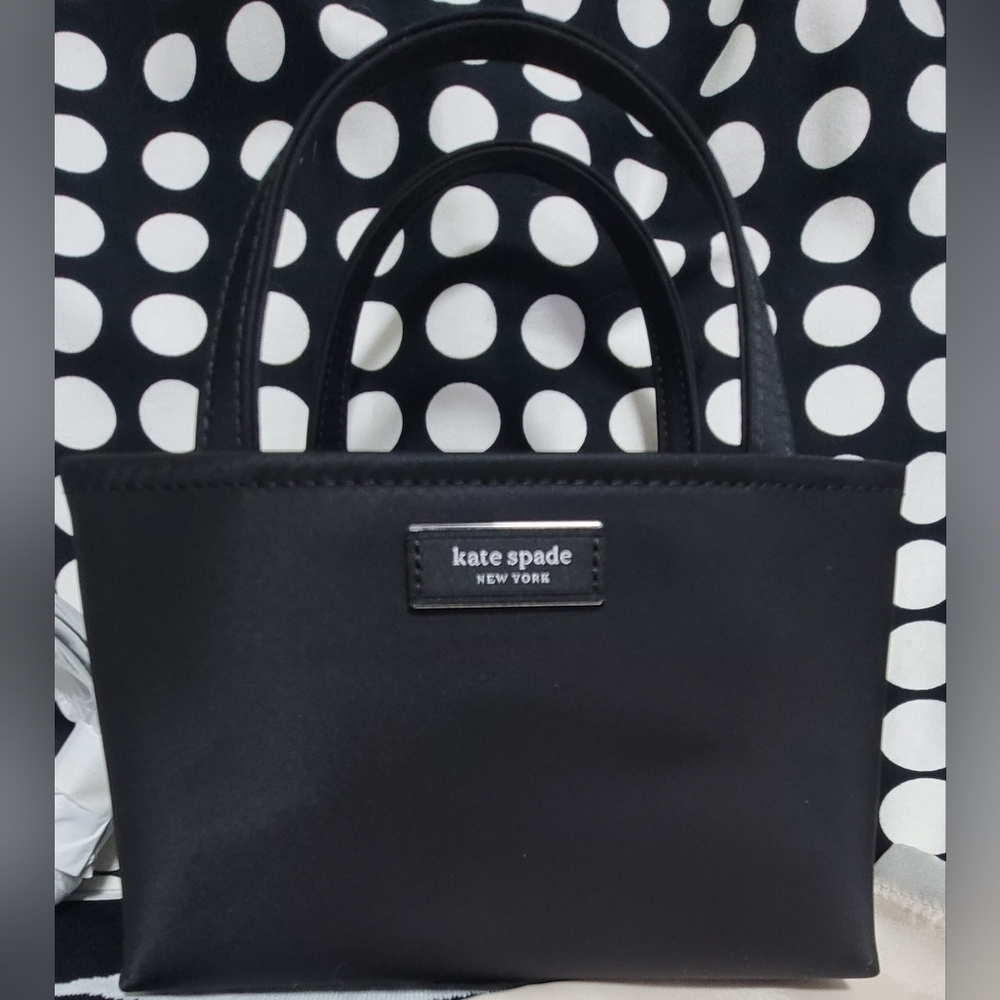 Kate Spade Sam Icon Ksnyl Mini Tote KL193 Blk NWT